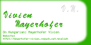 vivien mayerhofer business card